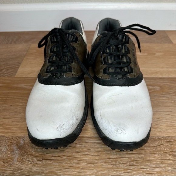 Footjoy Men's Size 8.5 Leather Colorblock Pattern Golf Shoes - Picture 5 of 12